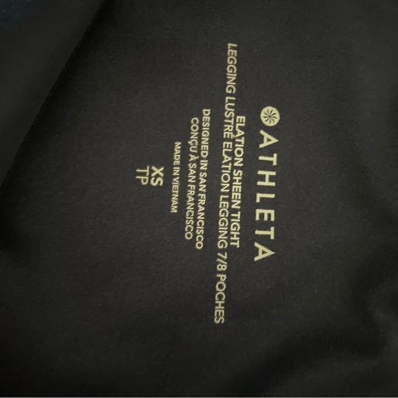 Set of Three Athleta Elation Ultra High Rise XS in Black, Grayish ,and Navy - Picture 9 of 10